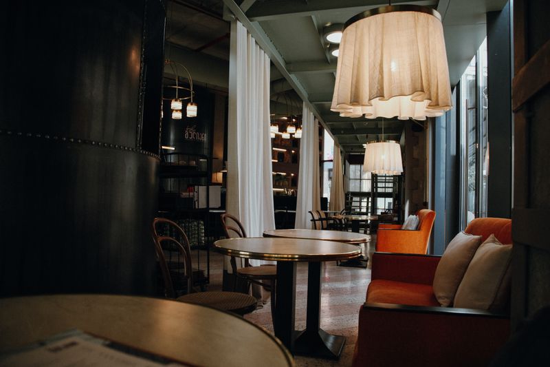 Pizza factory restaurant interior in Dayton Ohio