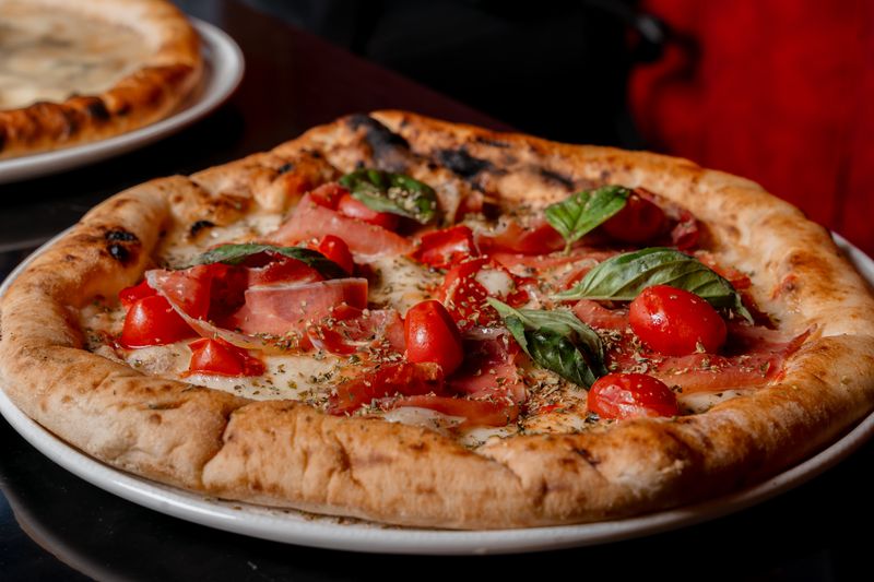 Meat lovers pizza loaded with sausage, bacon and pepperoni